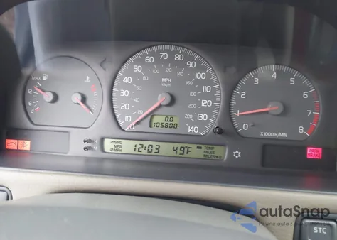 2000 Volvo S70 Se z USA, uszkodzony, nr VIN YV1LS61J7Y2646907